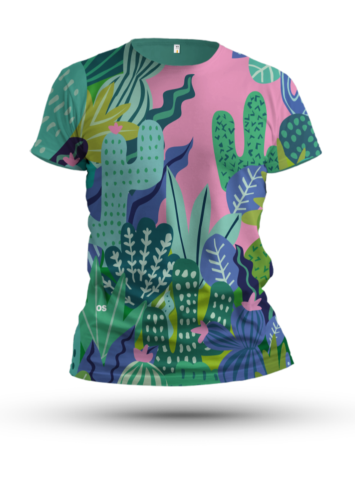 Camiseta Natural Cáctus