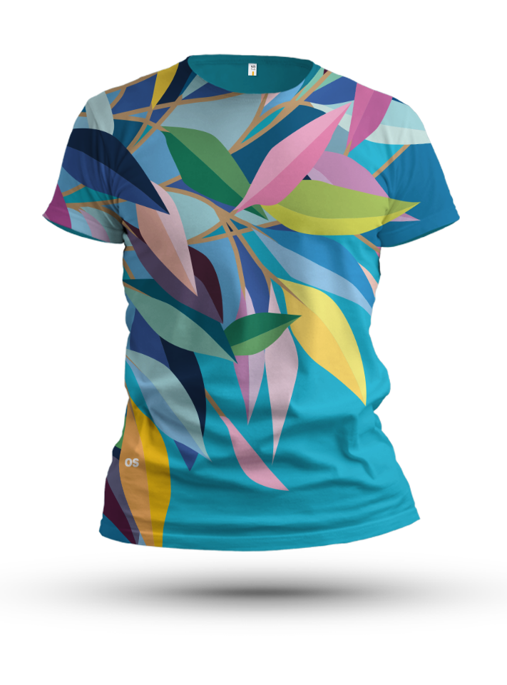 Camiseta Natural Hojas