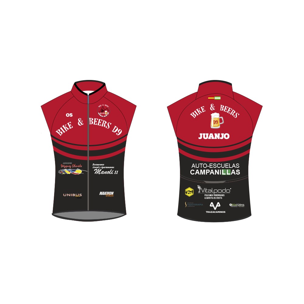 Chaleco ciclismo Bike & Beer